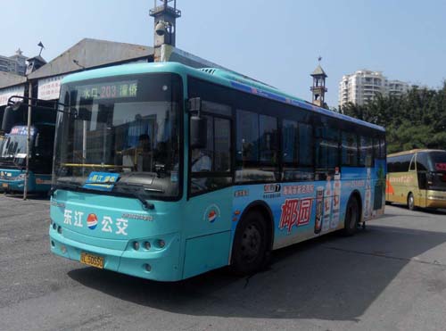 惠州公交巴士车体广告-椰园椰子汁车身客户案例