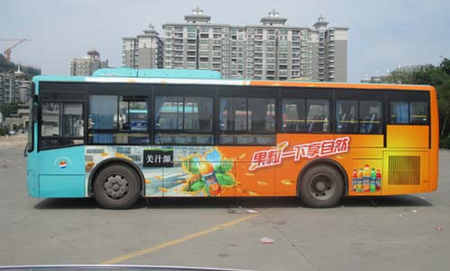 惠州公交车广告-美汁源果粒橙车身广告案例